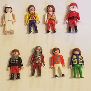 Playmobil Vintage Rare Action Figures 90's - Lot of 8 (set#4)